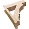 Ekena Millwork 8-in W x 28-in D x 34-in H Balboa Block Rough Cedar Woodgrain TimberThane Outlooker, Primed Tan OUTUR080X28X34BOA44RCPR - alternate 4